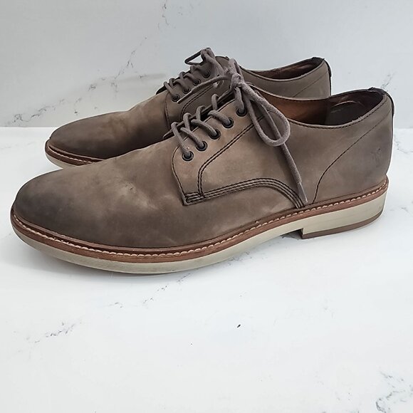 EUC FRYE Joel Sueded Leather Oxford Men\'s Size 10.5 Casual Lace Up Shoes main image 8